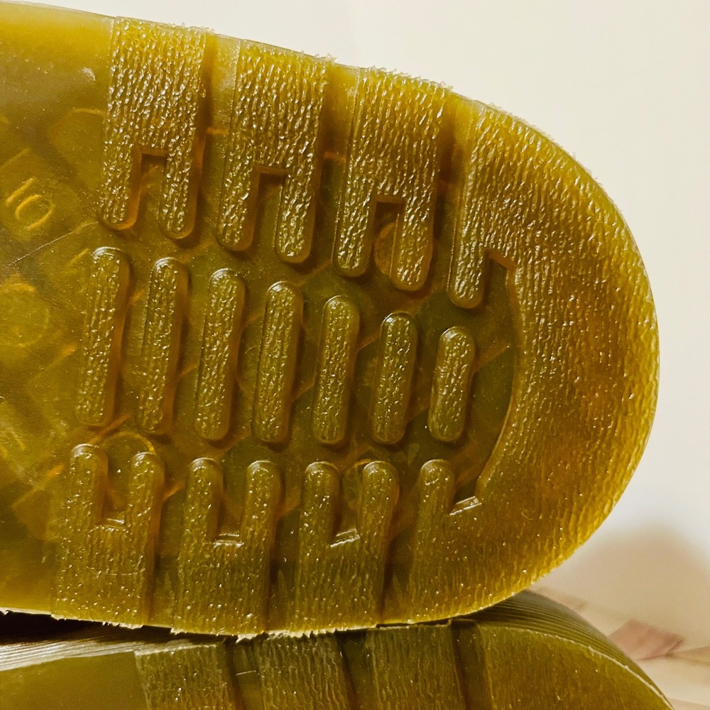 Dr Martens Jorge II Tumbled Nubuck Muted Olive Leather M 10 W 11 Slingback Mules - Picture 10 of 11